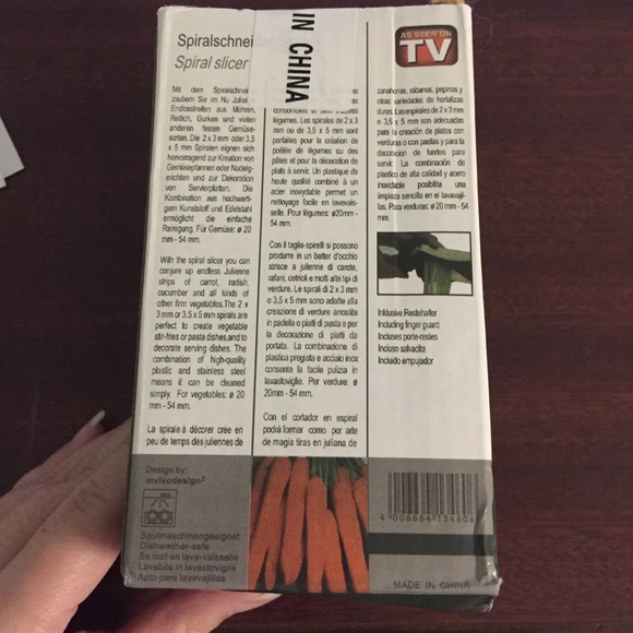 Small spirelli vegetable spiral slicer - Picture 8 of 15